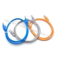 검은 100 Ft Ethernet 케이블 데이터 센터 UL Ethernet 케이블 말 배선