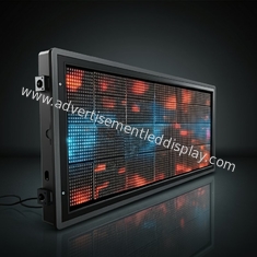 맞춤형 디자인 LED 광고 화면 내구성 IP65 강철 효과적인 광고 10000H 수명