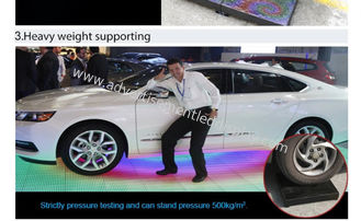 자동차 쇼 댄스 플로어 LED 디스플레이 상호 작용하는 피치 6.25 밀리미터
