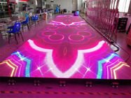 SMD3535 LED 각광된 바닥 타일, P8.92 3d 댄스 플로어 5년 보증