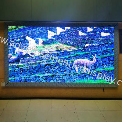 높은 가시성 LED 광고 디스플레이 192x192mm 모듈 크기 바쁜 장소