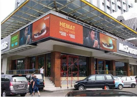 야외 주도하는 화면은 야외 디스플레이 풀 컬러 LED 디스플레이 사회 디지털 상업적 P8 광고 주도하는 화면을 고용합니다