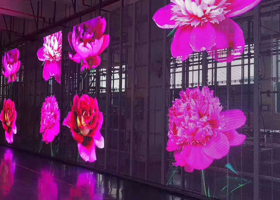 알루미늄 패널 재료로 IP65 맞춤 알루미늄 투명 LED 디스플레이