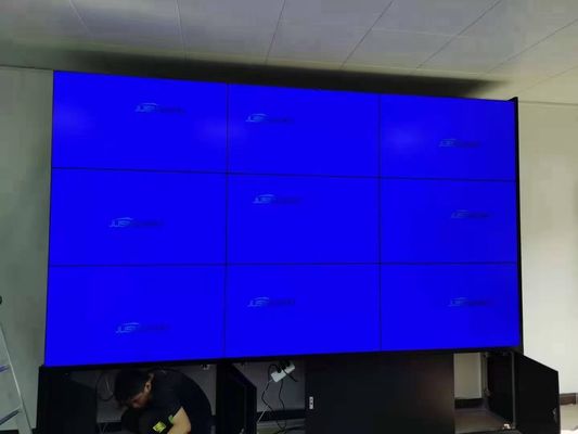 46인치 큰 비디오 벽 디스플레이, 3x3 LED 비디오 벽 직선 아래